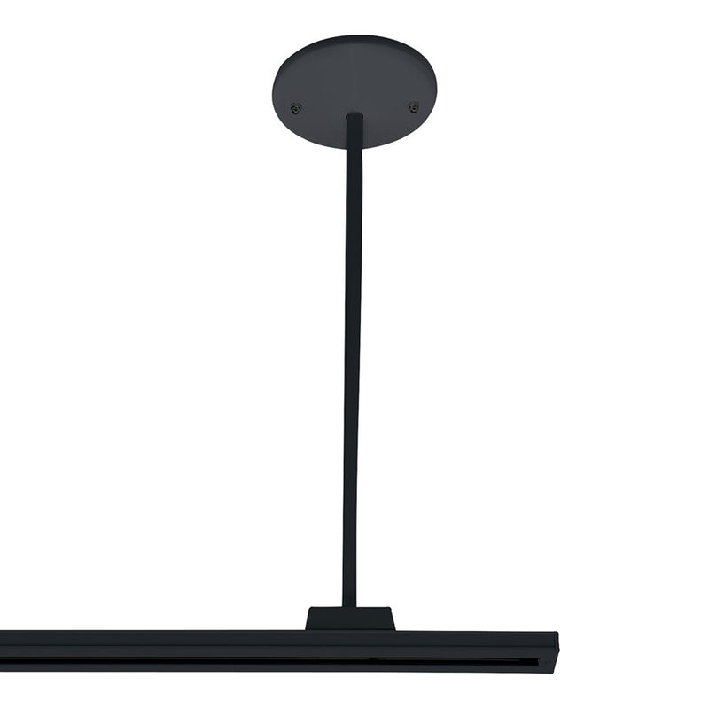 Nora Lighting 18" Pendant Assembly Kit, 1 Or 2 Circuit Track, Black - NT-305B