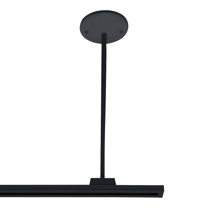 Nora Lighting 18" Pendant Assembly Kit, 1 Or 2 Circuit Track, Black - NT-305B