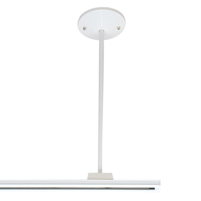 Nora Lighting 18" Pendant Assembly Kit, 1 Or 2 Circuit Track, White - NT-305W