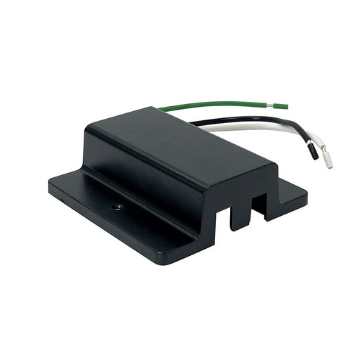 Nora Lighting Floating Canopy Feed for One-Circuit Track, Black - NT-307B