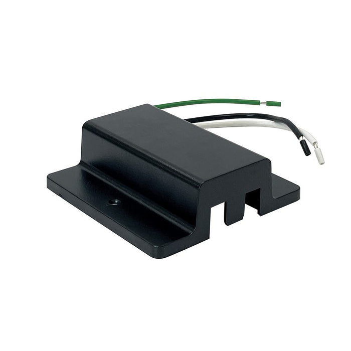 Nora Lighting Floating Canopy Feed for One-Circuit Track, Black - NT-307B