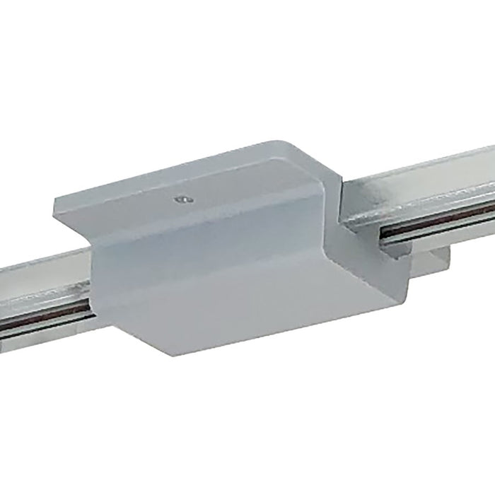 Nora Lighting Floating Canopy Feed For 1 Circuit Track, Silver - NT-307S
