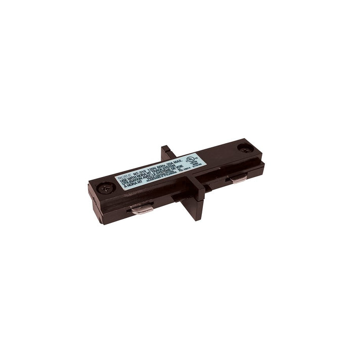 Nora Lighting Straight Connector for One-Circuit Track, Bronze/Bronze - NT-310BZ