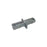 Nora Lighting Straight Connector For 1 Circuit Track, Silver - NT-310S