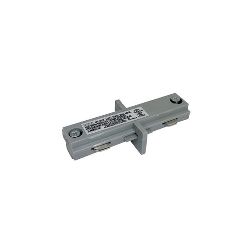 Nora Lighting Straight Connector For 1 Circuit Track, Silver - NT-310S