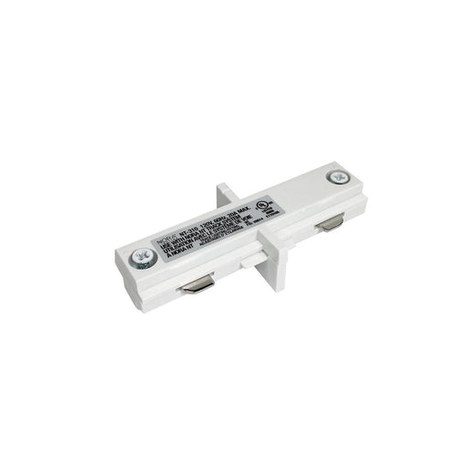 Nora Lighting Straight Connector for One-Circuit Track, White - NT-310W