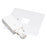 Nora Lighting Live End Feed/Cover, 1 Circuit Track, White - NT-311W