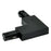 Nora Lighting L-Connector for One-Circuit Track, Black - NT-313B