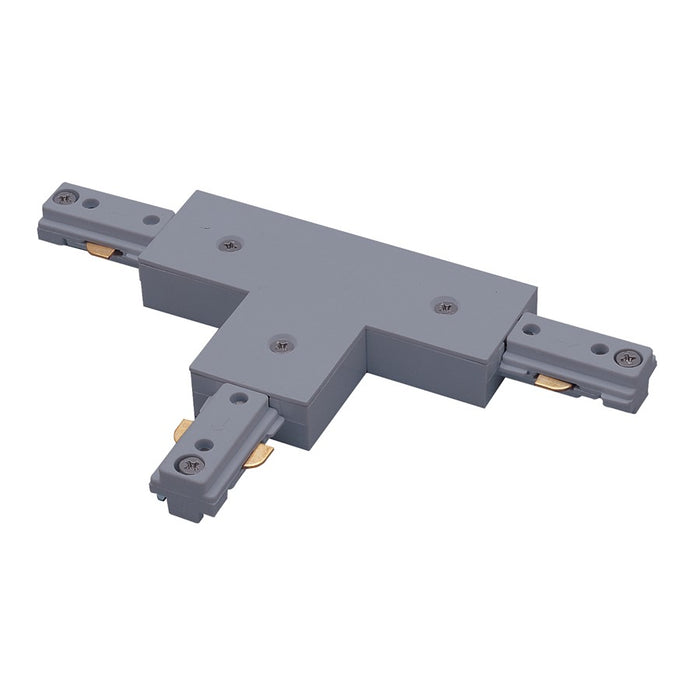 Nora Lighting T Connector, Left, 1 Circuit Track, Silver - NT-314S-L