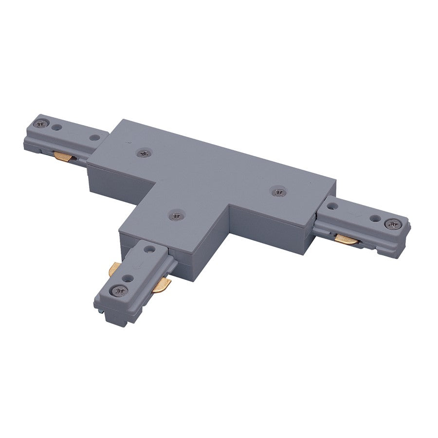 Nora Lighting T Connector, Left, 1 Circuit Track, Silver - NT-314S-L