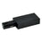 Nora Lighting Live End Feed, 1 Circuit Track, Black - NT-316B