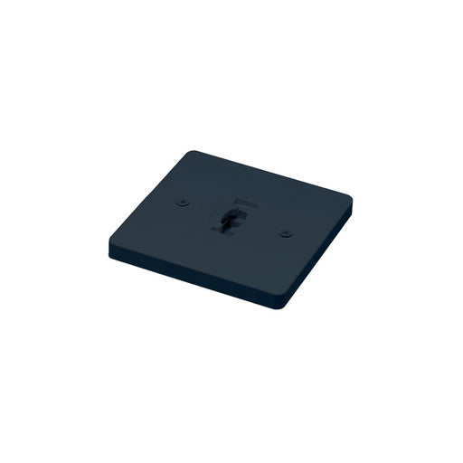Nora Monopoint Canopy Feed, 1 Circuit Track, Line Voltage, Black - NT-319B