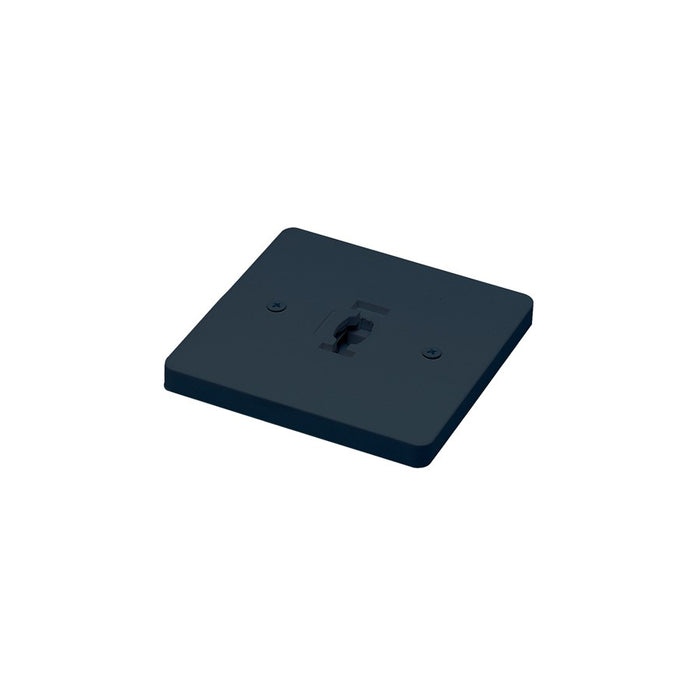 Nora Monopoint Canopy Feed, 1 Circuit Track, Line Voltage, Black - NT-319B