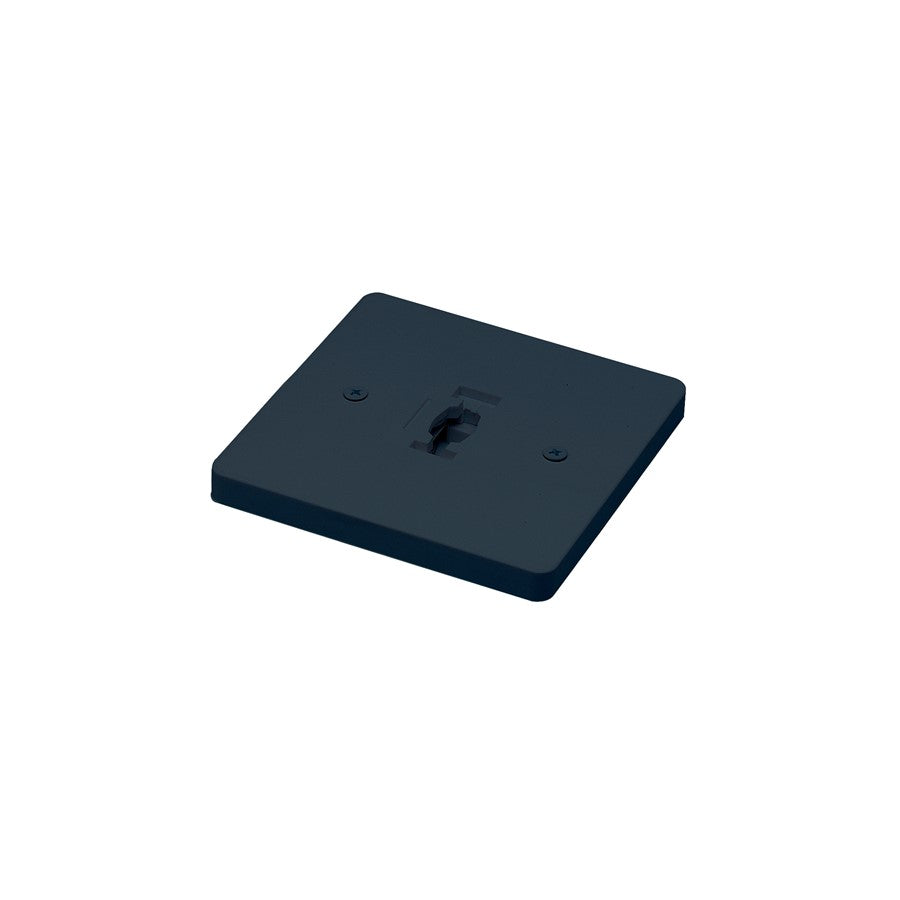 Nora Monopoint Canopy Feed, 1 Circuit Track, Line Voltage, Black - NT-319B