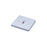 Nora Sq Monopoint Canopy for Line Voltage Track Heads, Slvr/Slvr, Slvr - NT-319S