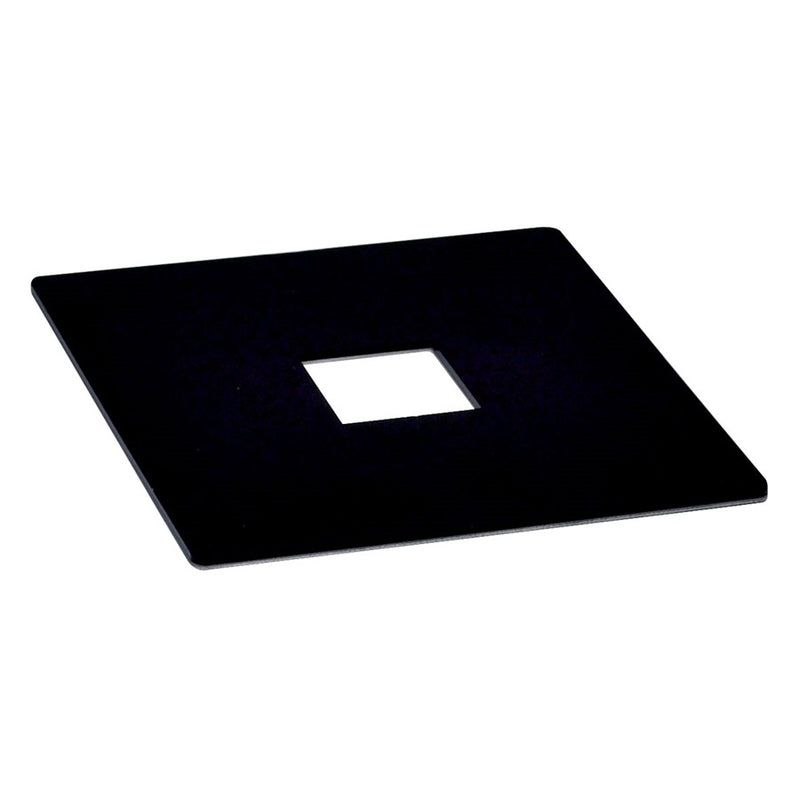 Nora Lighting Outlet Box Cover, Black - NT-320B