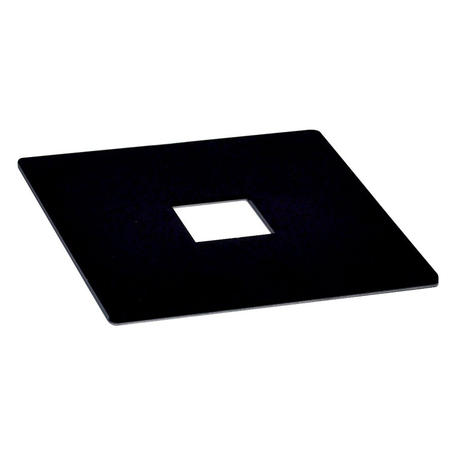 Nora Lighting Outlet Box Cover, Black - NT-320B