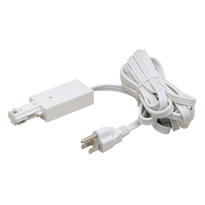 Nora Lighting Cord/Plug Set, 12', 1 Circuit Track, White - NT-321W