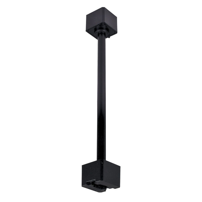 Nora Lighting 12" Track Extension Rod, 1 Or 2 Circuit Track, Black - NT-322B-12