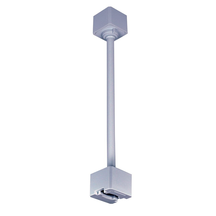 Nora Lighting 24" Track Extension Rod, 1 Or 2 Circuit Track, Silver - NT-323S