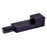 Nora Lighting Live End Conduit Feed, 1 Circuit Track, Black - NT-328B