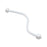 Nora Lighting 18" Flexible Extension Rod, 1 Or 2 Circuit Track, White - NT-330W