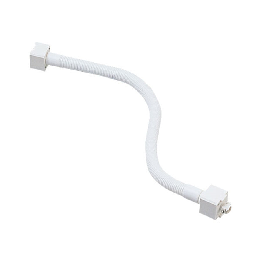 Nora Lighting 18" Flexible Extension Rod, 1 Or 2 Circuit Track, White - NT-330W