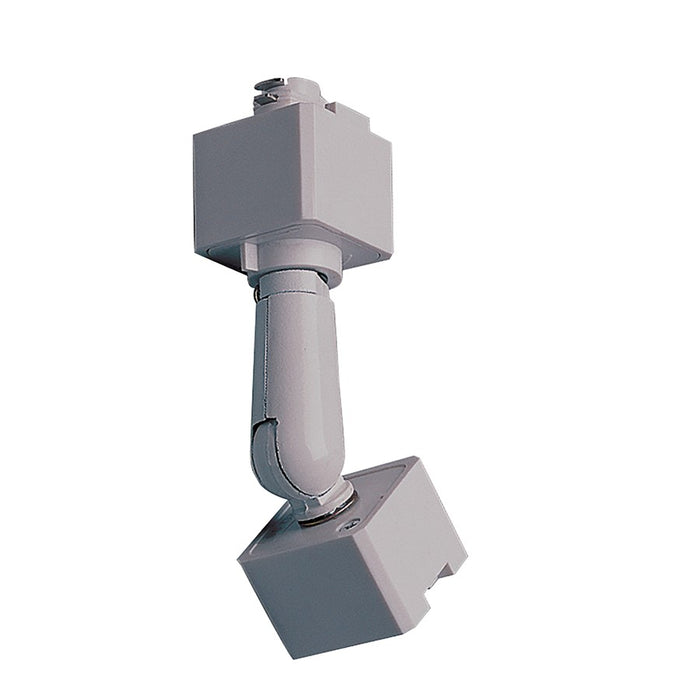 Nora Slope Adapter For 3 Wire Track Head, 1 Or 2 Circuit Track, White - NT-333S