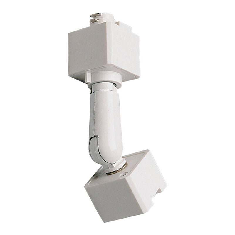 Nora Slope Adapter For 3 Wire Track Head, 1 Or 2 Circuit Track, Silver - NT-333W