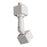 Nora Slope Adapter For 2 Wire Track Head, 1 Or 2 Circuit Track, White - NT-334W
