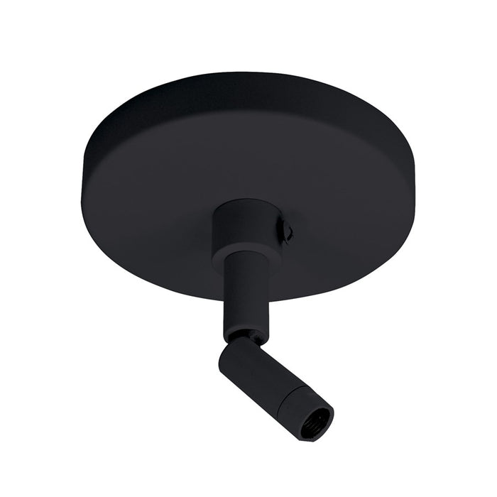 Nora Lighting Sloped Ceiling Adapter, 1 Or 2 Circuit Track, Black - NT-349B