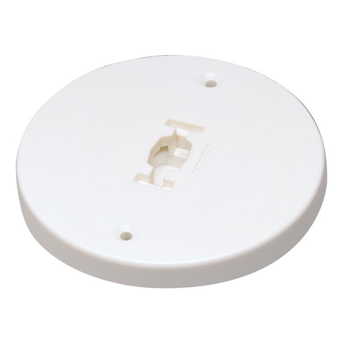 Nora Lighting Monopoint Canopy For Line Voltage Track Head, White - NT-366W