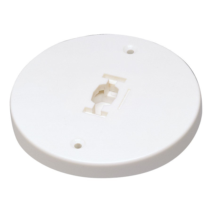 Nora Lighting Monopoint Canopy For Line Voltage Track Head, White - NT-366W