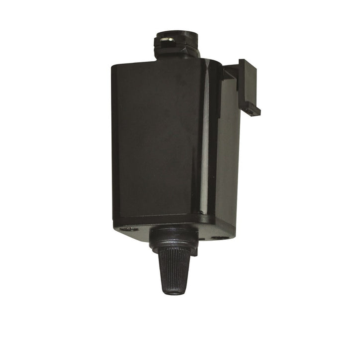 Nora Pendant To Track Adapter, 1 Or 2 Circuit Track, J-Style, Black - NT-368B-J