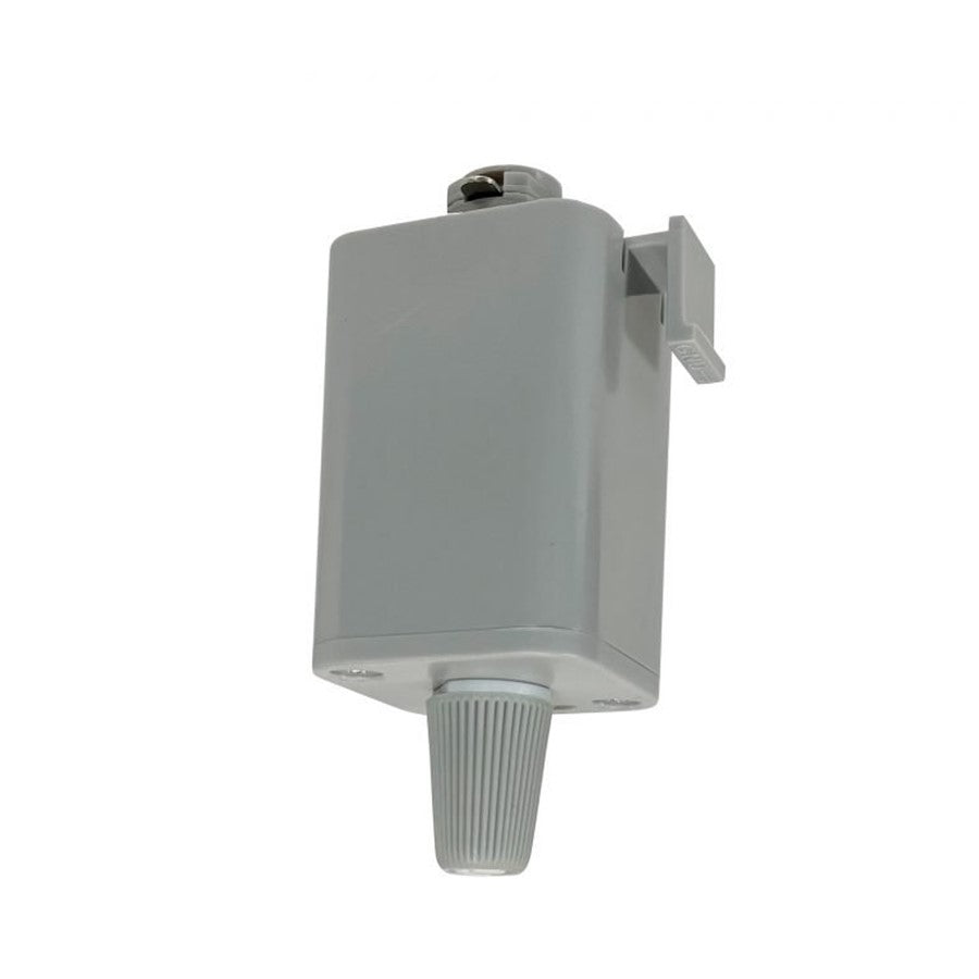 Nora Lighting Pendant To Track Adapter, 1 Or 2 Circuit Track, Silver - NT-368S