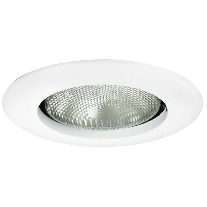 Nora Lighting 6" R40/Par38 Open Metal Trim, White - NT-40