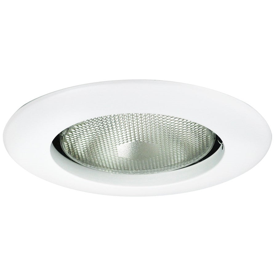 Nora Lighting 6" R40/Par38 Open Metal Trim, White - NT-40