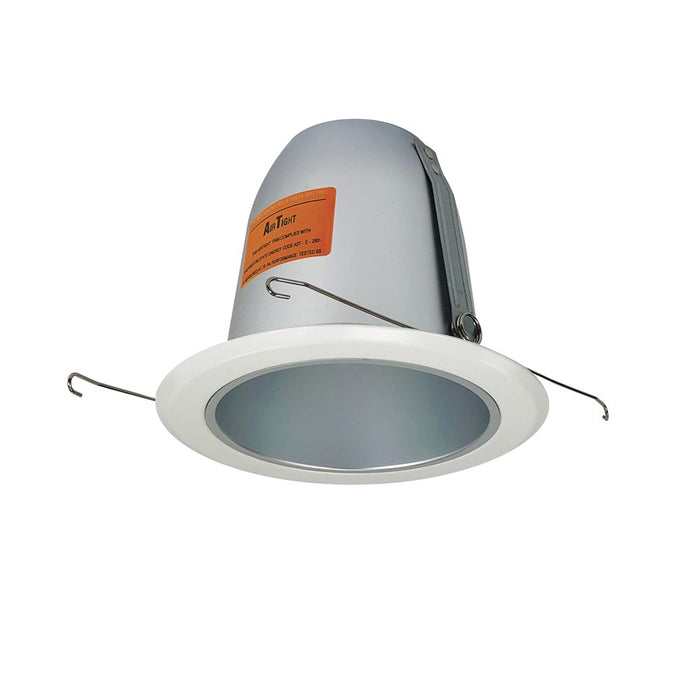 Nora Lighting 5" Air-Tight Cone Reflector/Metal Ring, Haze/White - NT-5014HZ