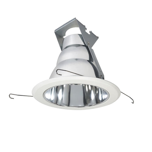 Nora Lighting 5" Reflector Cone/Metal Ring, Chrome/White - NT-5021C