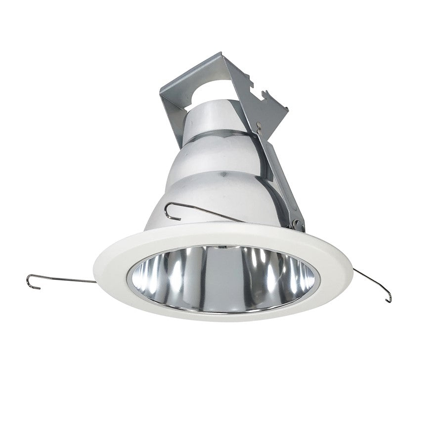 Nora Lighting 5" Reflector Cone/Metal Ring, Chrome/White - NT-5021C