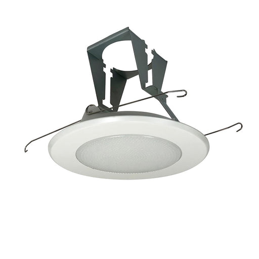 Nora Lighting 5" Albalite Lens/Metal Trim/Bracket, White - NT-5022W