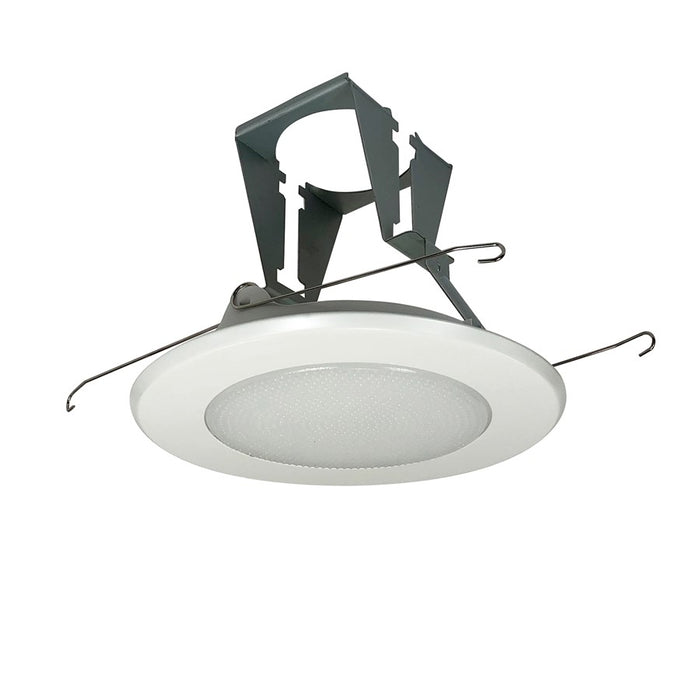 Nora Lighting 5" Albalite Lens/Metal Trim/Bracket, White - NT-5022W