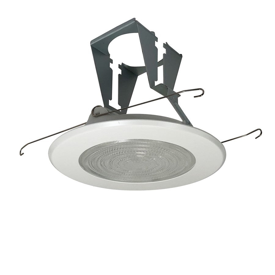 Nora Lighting 5" Fresnel Lens/Metal Trim/Bracket, White - NT-5023W