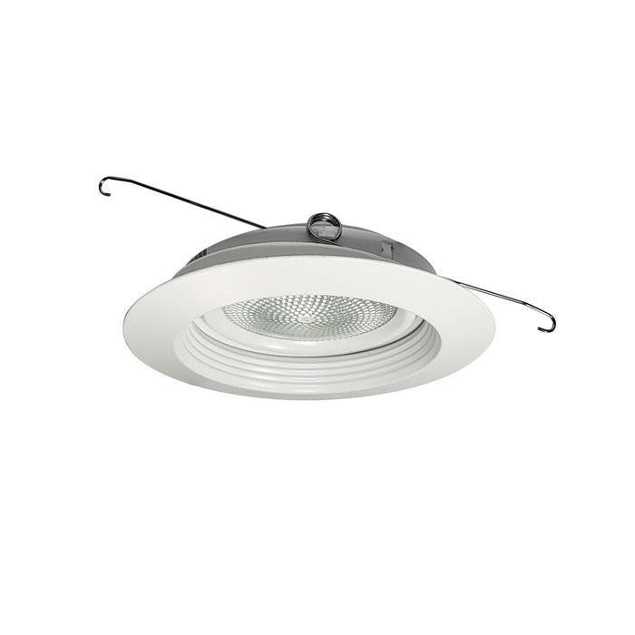 Nora Lighting 5" Stepped Baffle/ Gimbal, White - NT-5061W