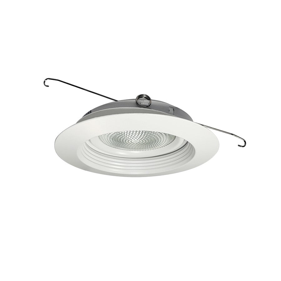 Nora Lighting 5" Stepped Baffle/ Gimbal, White - NT-5061W