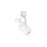 Nora May LED Track Head/10W/Medium Flood, WH, L-Style, BK - NTE-860L9CDM10W-L