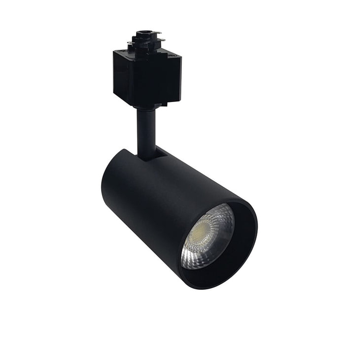Nora Max Mini LED Track Head, 13W/2700K, Narrow Flood Optic, BK - NTE-864L927NB