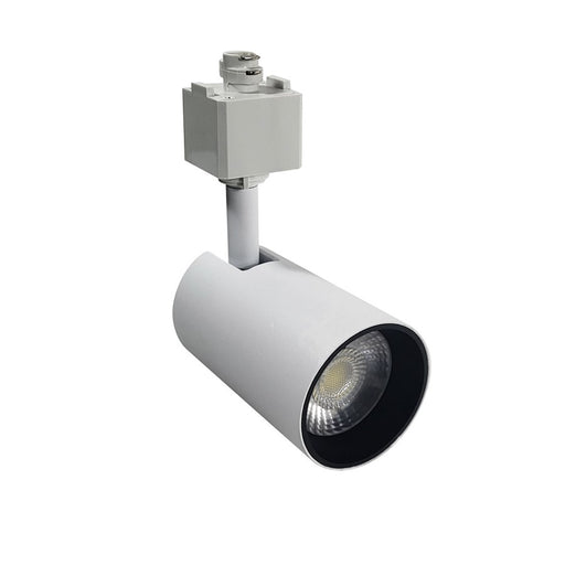 Nora Max Mini LED Track Head, 13W/3000K, Narrow Flood Optic, WH - NTE-864L930NW