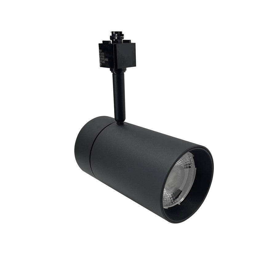 Nora Max Xl LED Track Head, 3650Lm/38W/4000K, Spot Optic, Black - NTE-866L940SB