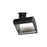 Nora 8" Dipper LED Track Head, 90+ CRI 1000lm 15W Blk - NTE-88031540B